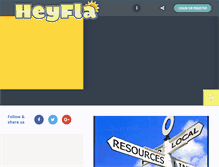 Tablet Screenshot of heyfla.com